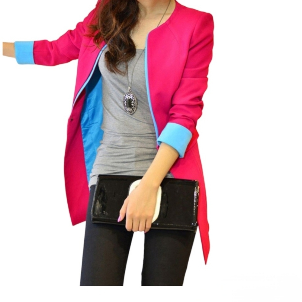 M. COLORBLOCK BLAZER